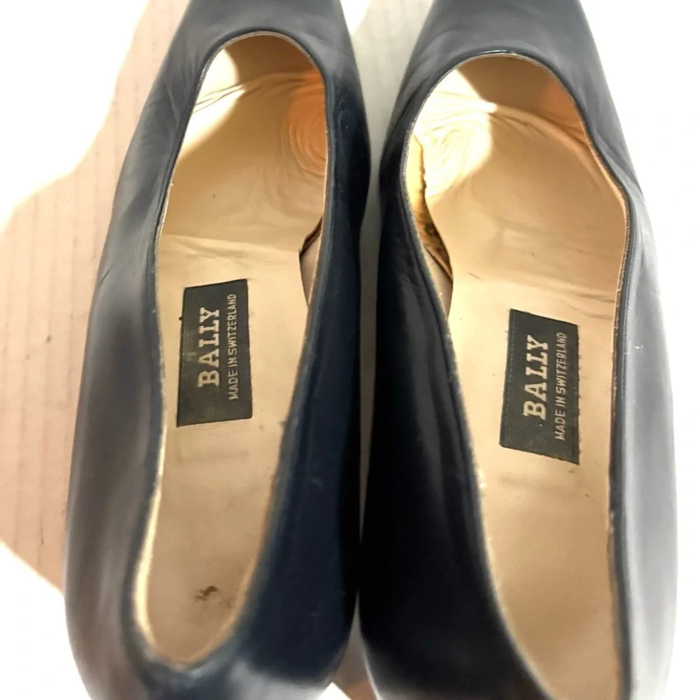 Bally Women's Classic Black Leather Loafers - Picture 3 of 8